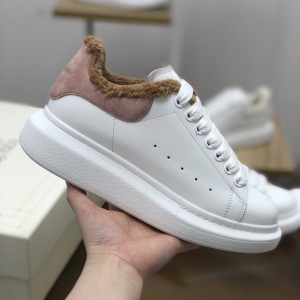 「#519」Alexander McQueen MQ Pink velvet Lining Sneakers