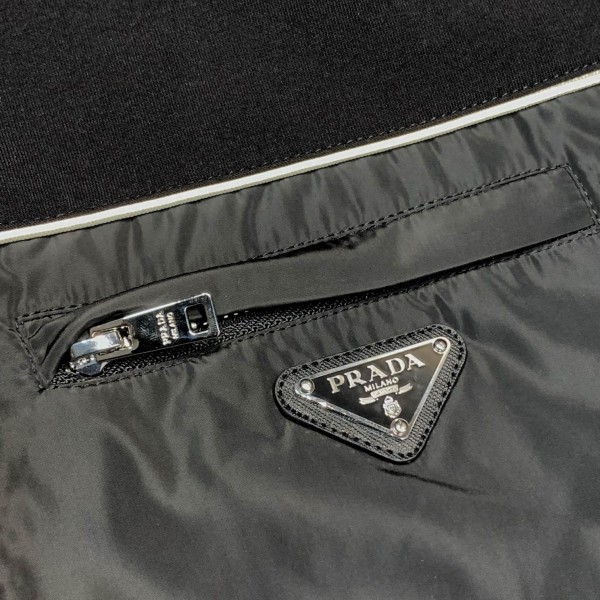 Prada stand collar jacket
