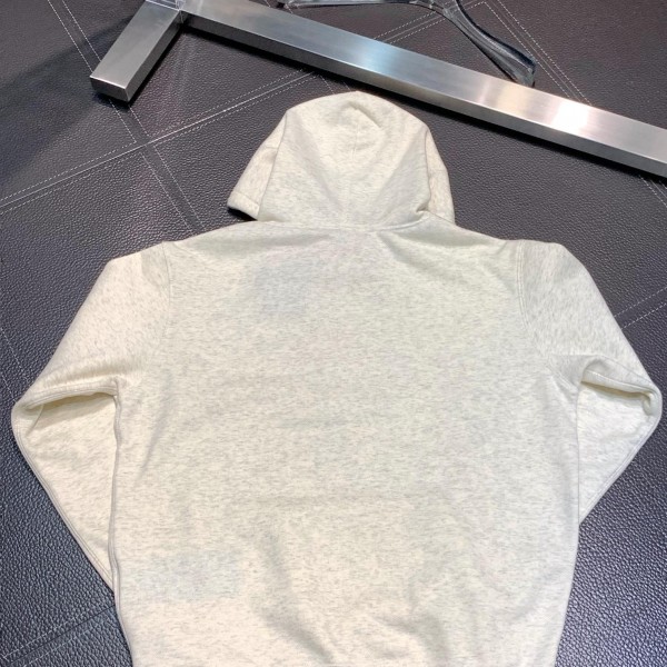 Prada fleece hooded sweatshirt