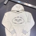 「#1944」Prada fleece hooded sweatshirt