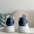 「#521」Alexander McQueen MQ Jelly Dark Blue Tail Sneakers