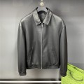 「#1949」Prada Paris catwalk style leather jacket