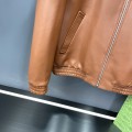 「#1950」Prada Paris catwalk style leather jacket