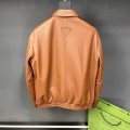 「#1950」Prada Paris catwalk style leather jacket