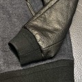 「#1962」Chrome Hearts patchwork leather jacket
