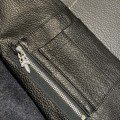 「#1962」Chrome Hearts patchwork leather jacket