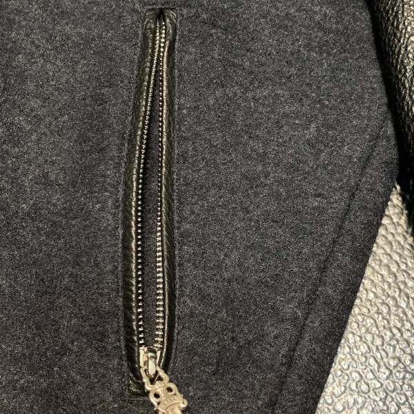 Chrome Hearts patchwork leather jacket