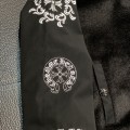 「#1966」Chrome Hearts Embroidered patchwork wool baseball jacket