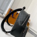 「#2025」Louis Vuitton 24s New DISCOVERY Small Black Checker Backpack N40514, Top Quality Size: 29 * 38 * 20c