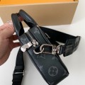 「#2029」Louis Vuitton AutumnWinter New NANO PORTE DOCUMENTS VOYAGE Handbag M82770, Top Quality