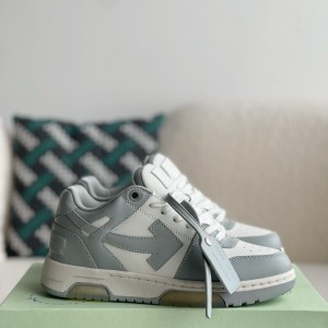 「#2032」Off-White Out-Off-Office Leather Sneakers