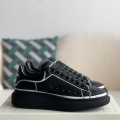 「#2061」Alexander McQueen MQ golden cowhide tail Air cushion bottom Sneakers