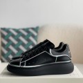 「#2061」Alexander McQueen MQ golden cowhide tail Air cushion bottom Sneakers