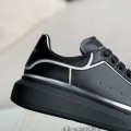 「#2061」Alexander McQueen MQ golden cowhide tail Air cushion bottom Sneakers