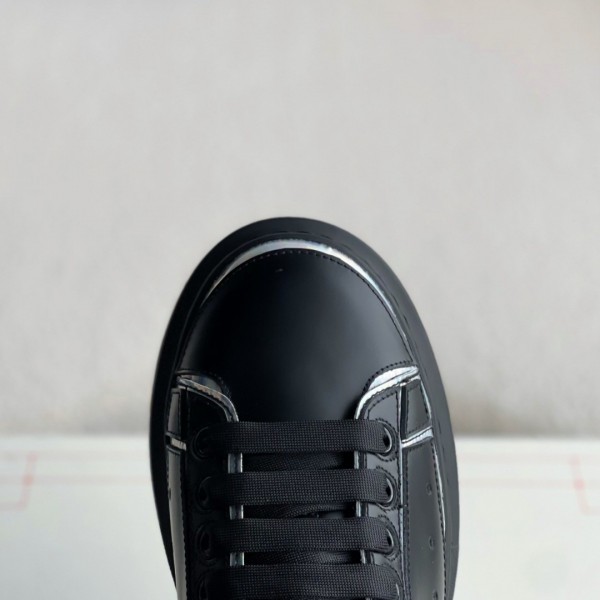 Alexander McQueen MQ golden cowhide tail Air cushion bottom Sneakers