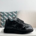 「#2064」Alexander McQueen MQ golden cowhide tail Air cushion bottom Sneakers