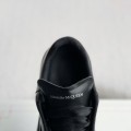 「#2064」Alexander McQueen MQ golden cowhide tail Air cushion bottom Sneakers