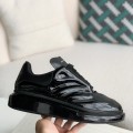 「#2064」Alexander McQueen MQ golden cowhide tail Air cushion bottom Sneakers