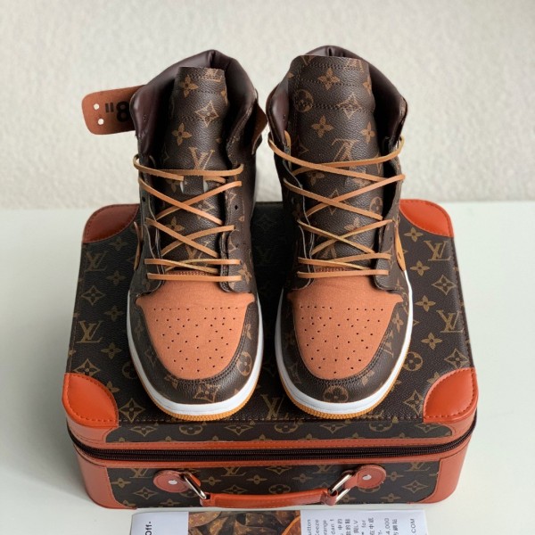 LOUIS VUITTON × NIKE AIR FORCE 1 Sneaker High-tops