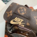 「#2073」LOUIS VUITTON × NIKE AIR FORCE 1 Sneaker High-tops