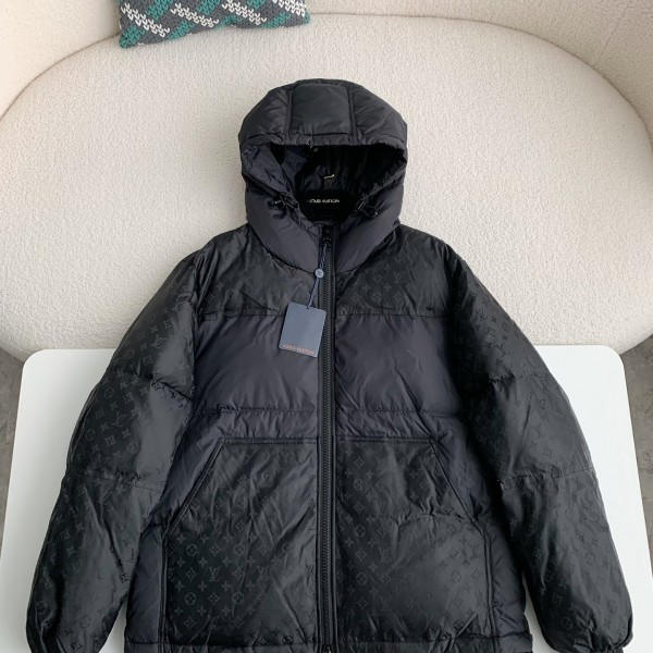 「#2066」LOUIS VUITTON Logo Down Jacket