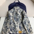 「#2058」Louis Vuitton Classic Logo printed all over patchwork denim jacket