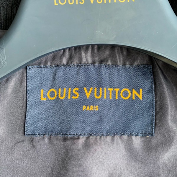 Louis Vuitton casual hoodie denim jacket