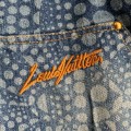 「#2056」Louis Vuitton Classic Logo printed all over patchwork denim jacket