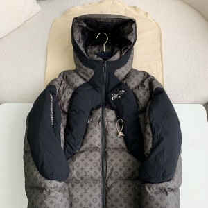 「#2132」Louis Vuitton 24S warm color changing fabric men's down jacket