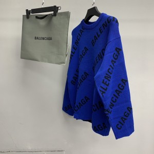 「#2133」Balenciaga letter sweater