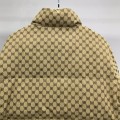 「#2138」Balenciaga all-over printed double B down jacket