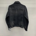 「#2150」Balenciaga offset printed denim jacket