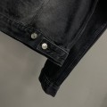 「#2150」Balenciaga offset printed denim jacket