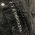 「#2150」Balenciaga offset printed denim jacket