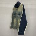 「#2152」Balenciaga patchwork denim jacket