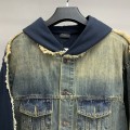 「#2152」Balenciaga patchwork denim jacket