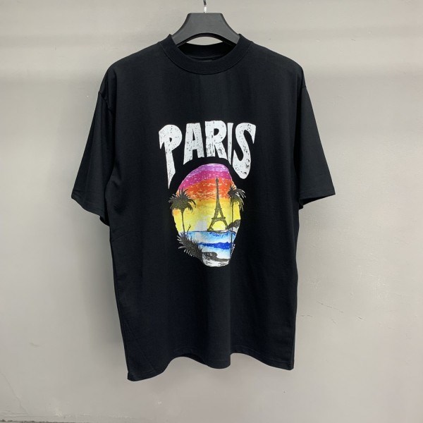 「#2154」Balenciaga beach hand-painted T-shirt