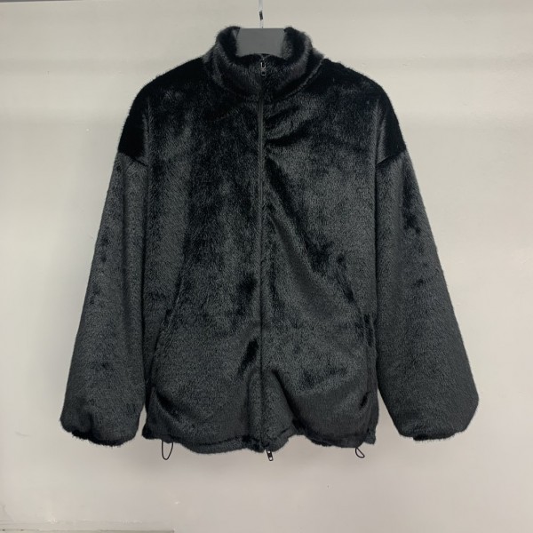「#2158」Balenciaga embroidered fur jacket