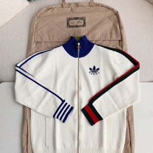 「#2191」Gucci x Adidas Men's knitted sweater jacket
