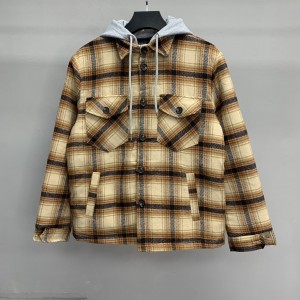 「#2210」Balenciaga flannel plaid shirt jacket