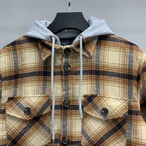 「#2210」Balenciaga flannel plaid shirt jacket
