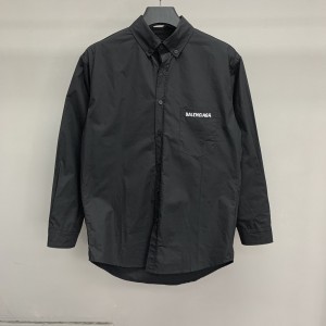 「#2214」Balenciaga blurred lettering long sleeve shirt