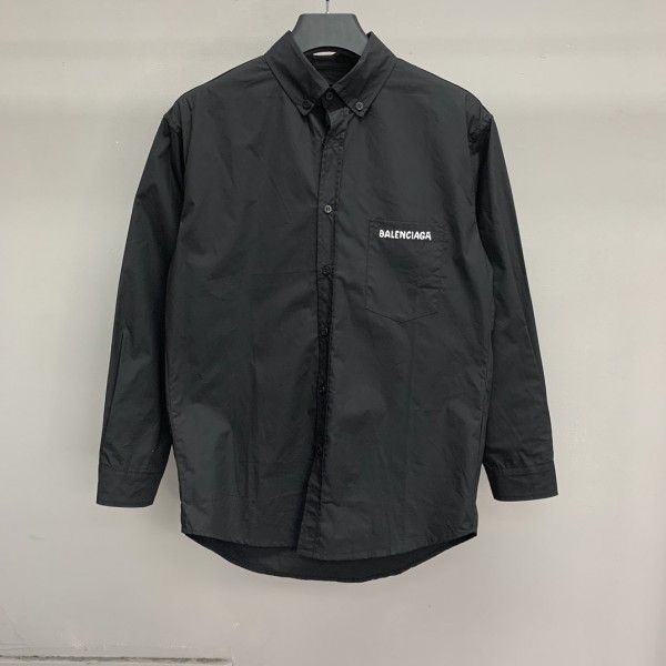 「#2214」Balenciaga blurred lettering long sleeve shirt