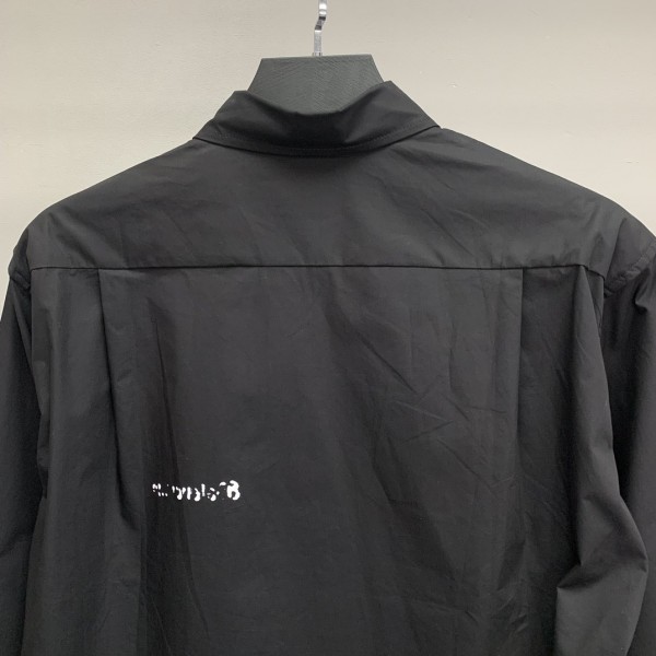 Balenciaga blurred lettering long sleeve shirt