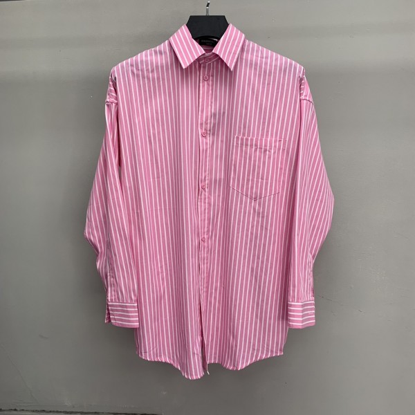 「#2216」Balenciaga striped long-sleeved shirt