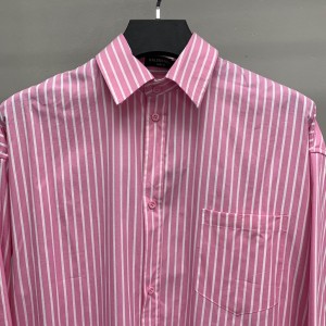 「#2216」Balenciaga striped long-sleeved shirt