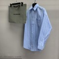 「#2217」Balenciaga striped long-sleeved shirt