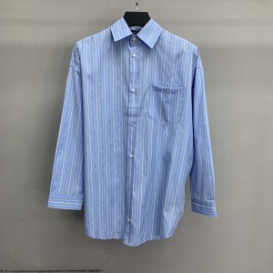 「#2217」Balenciaga striped long-sleeved shirt