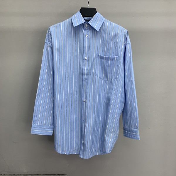 「#2217」Balenciaga striped long-sleeved shirt