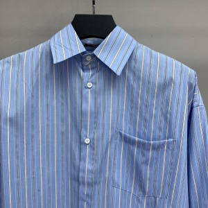 「#2217」Balenciaga striped long-sleeved shirt